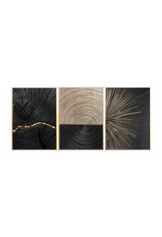 CP016 Wood-Like Pattern Canvas Prints Wall Decor