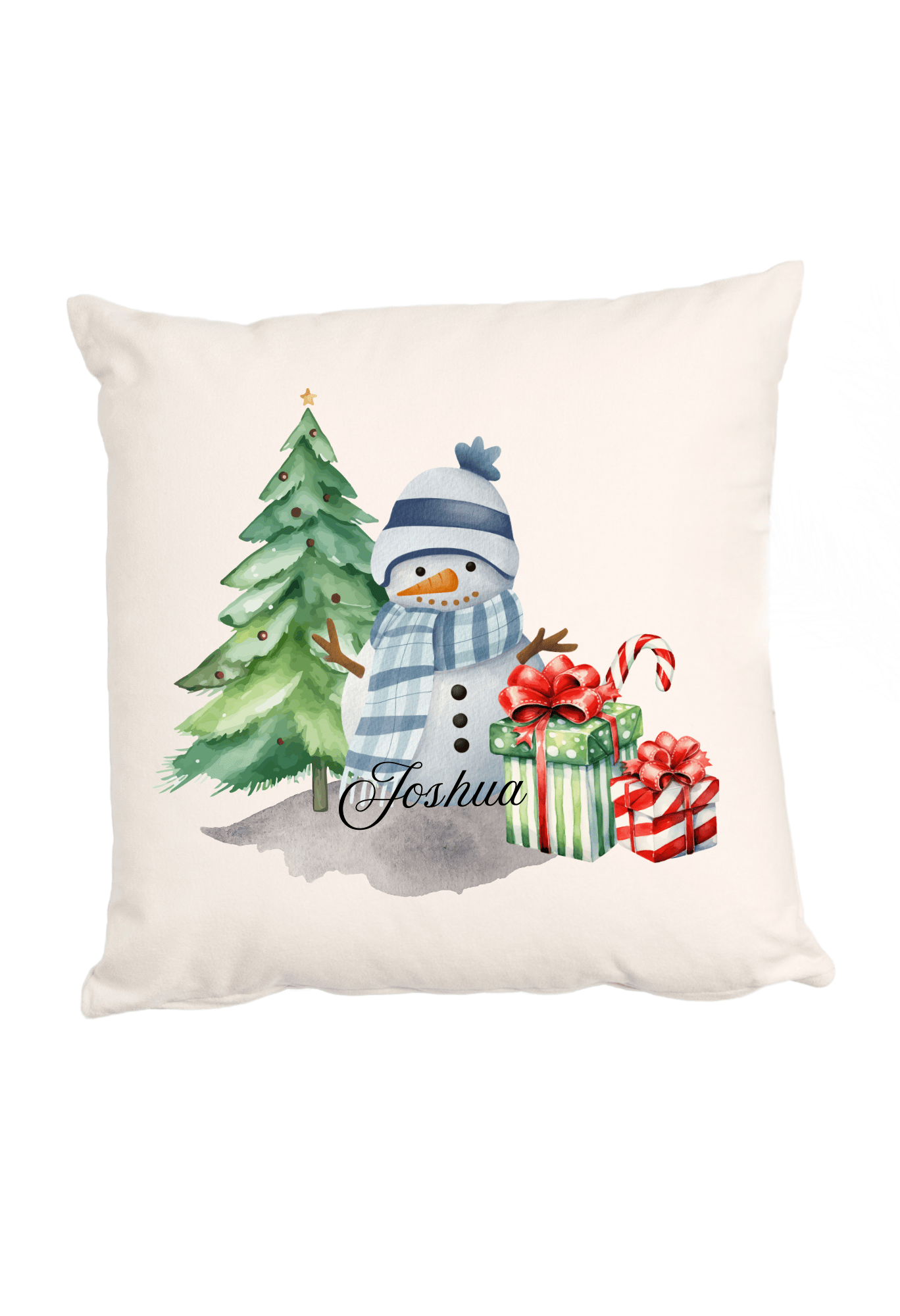 Personalized Christmas Cushion Covers for Each Family Member (Pillow Insert Not Included)