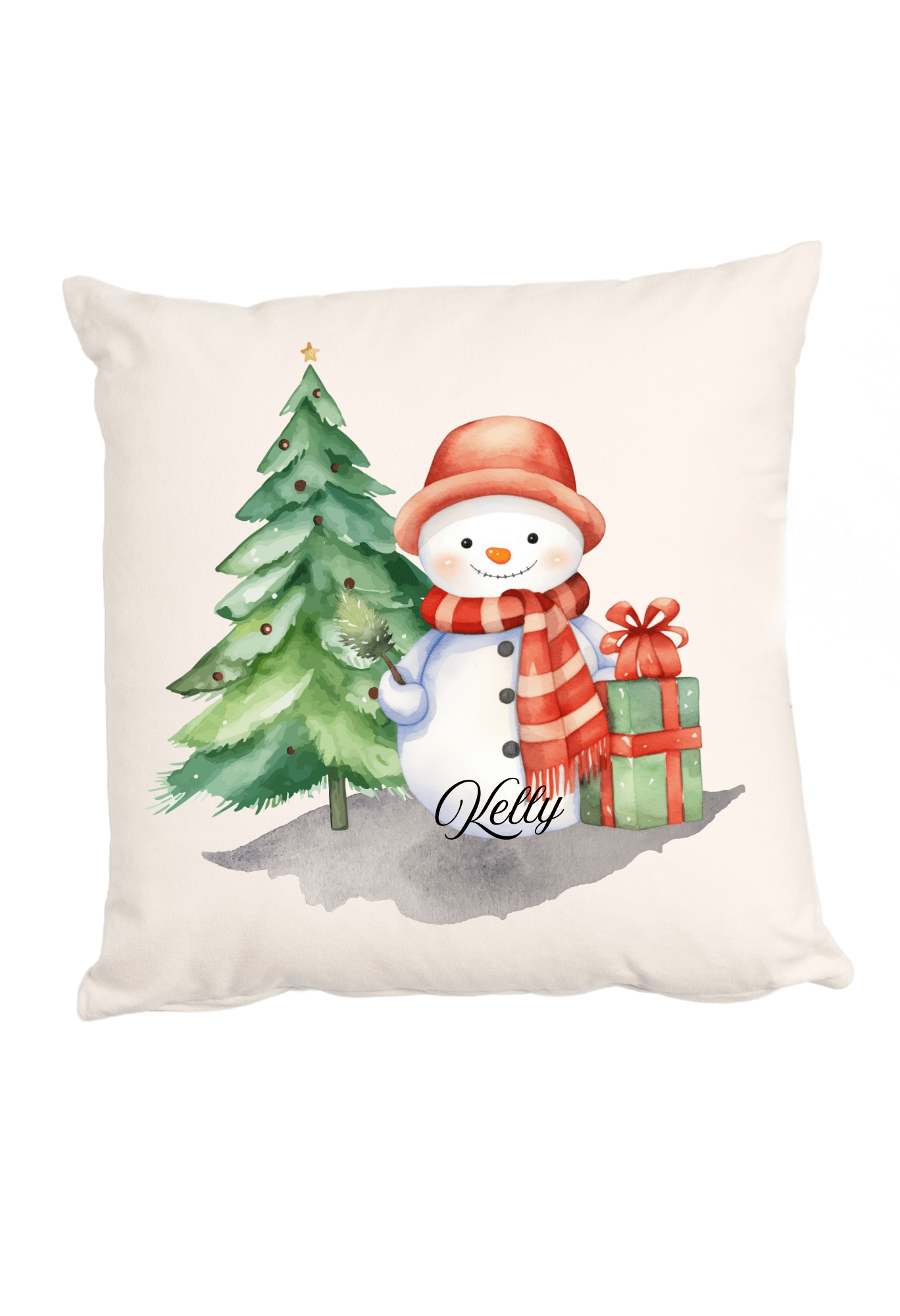 Personalized Christmas Cushion Covers for Each Family Member (Pillow Insert Not Included)