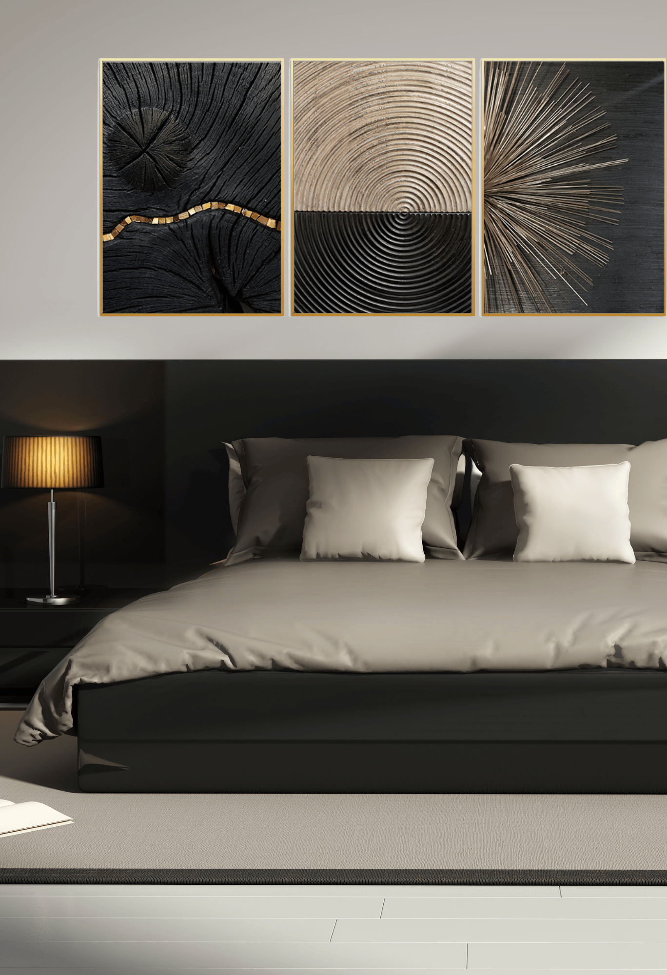 CP016 Wood-Like Pattern Canvas Prints Wall Decor