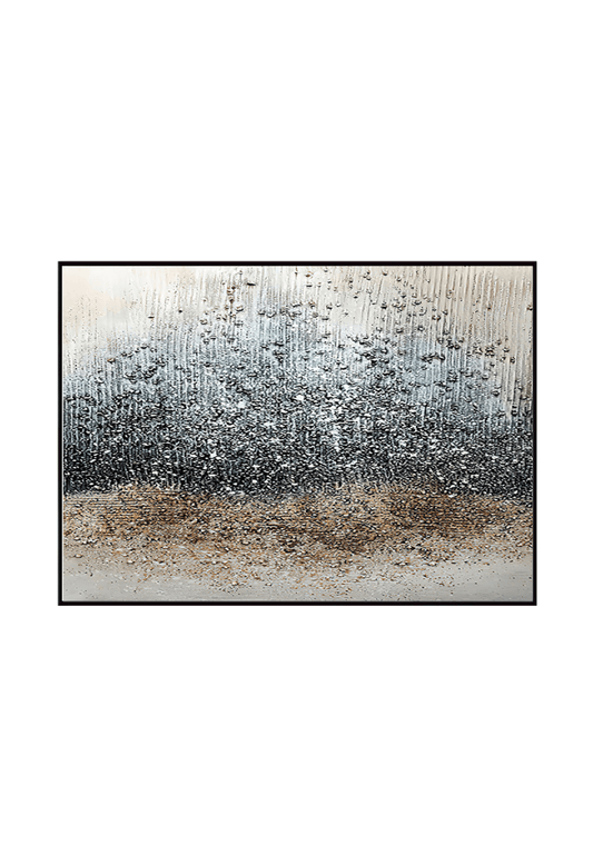 CP079 Brown and Black Abstract Canvas Print Wall Decor