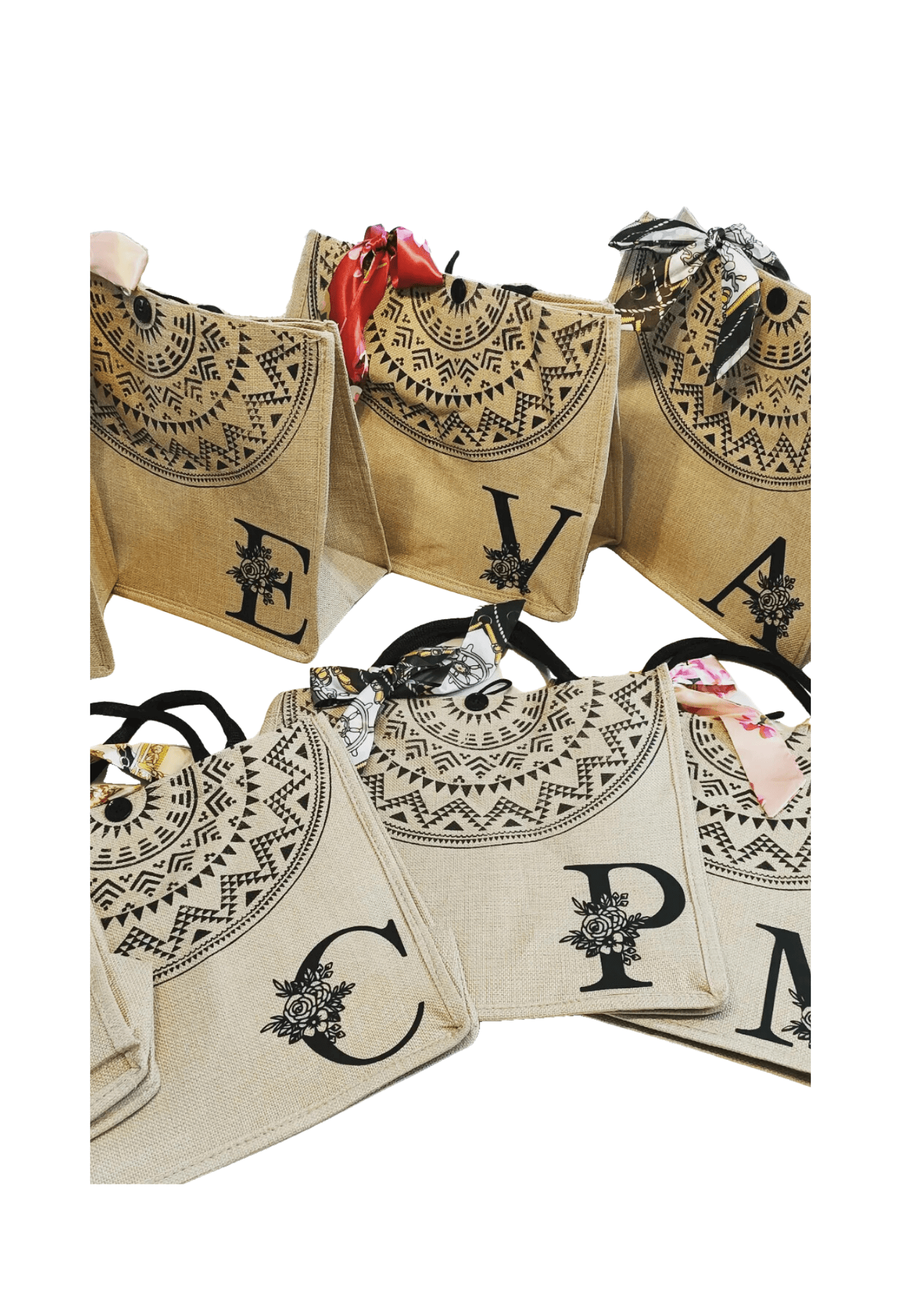 Personalized Burlap Bags