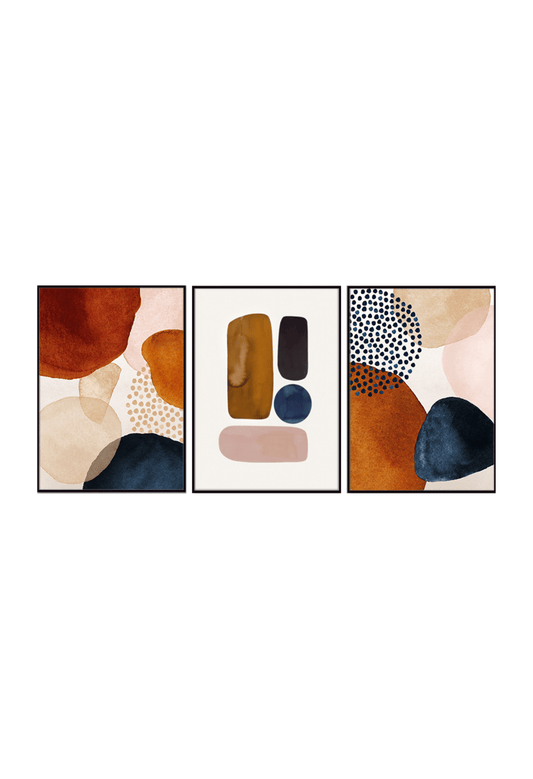 CP005 Nordic Abstract Pattern Canvas Prints Wall Decor