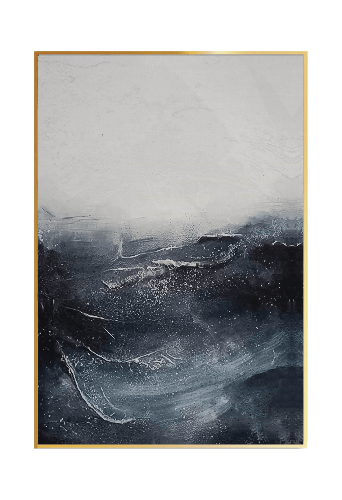 CP066 Blue Abstract Design Canvas Print Wall Decor