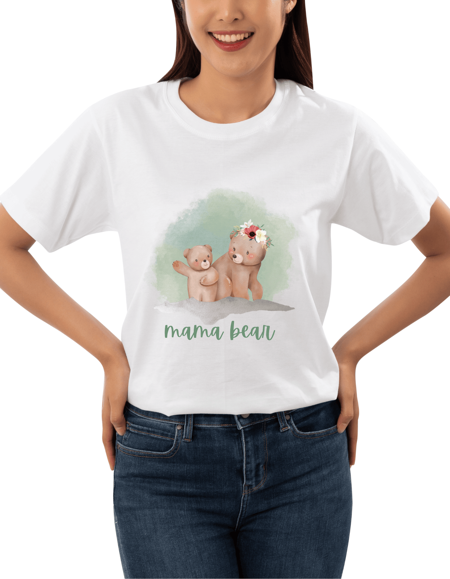 Family T-Shirt Set with Bear Designs