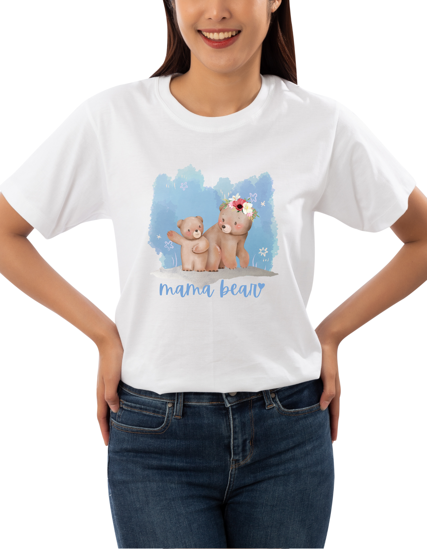 Family T-Shirt Set with Bear Designs