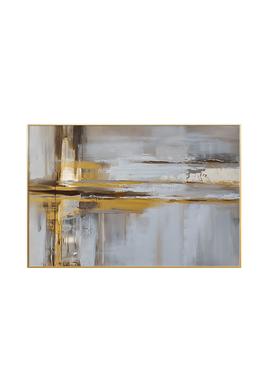 CP090 Neutral Abstract Canvas Print Wall Decor