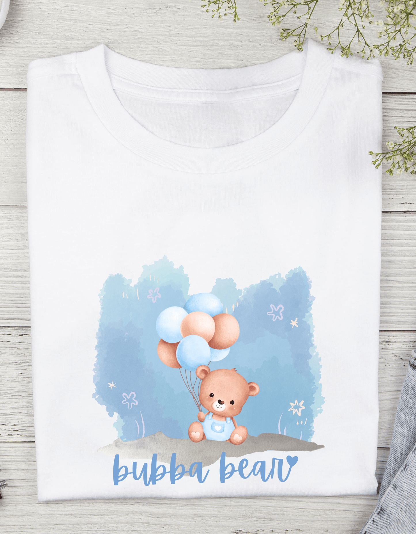 Family T-Shirt Set with Bear Designs