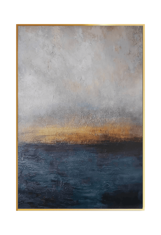 CP093 Sunset Abstract Design Canvas Print Wall Decor)
