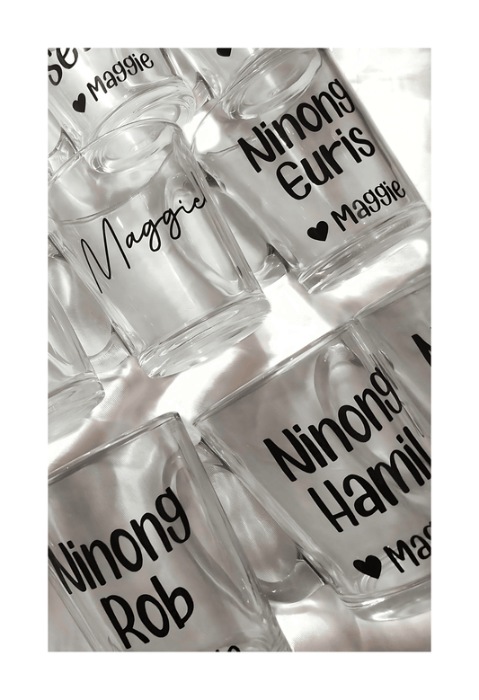Personalized Clear Glass Mug (320ml)