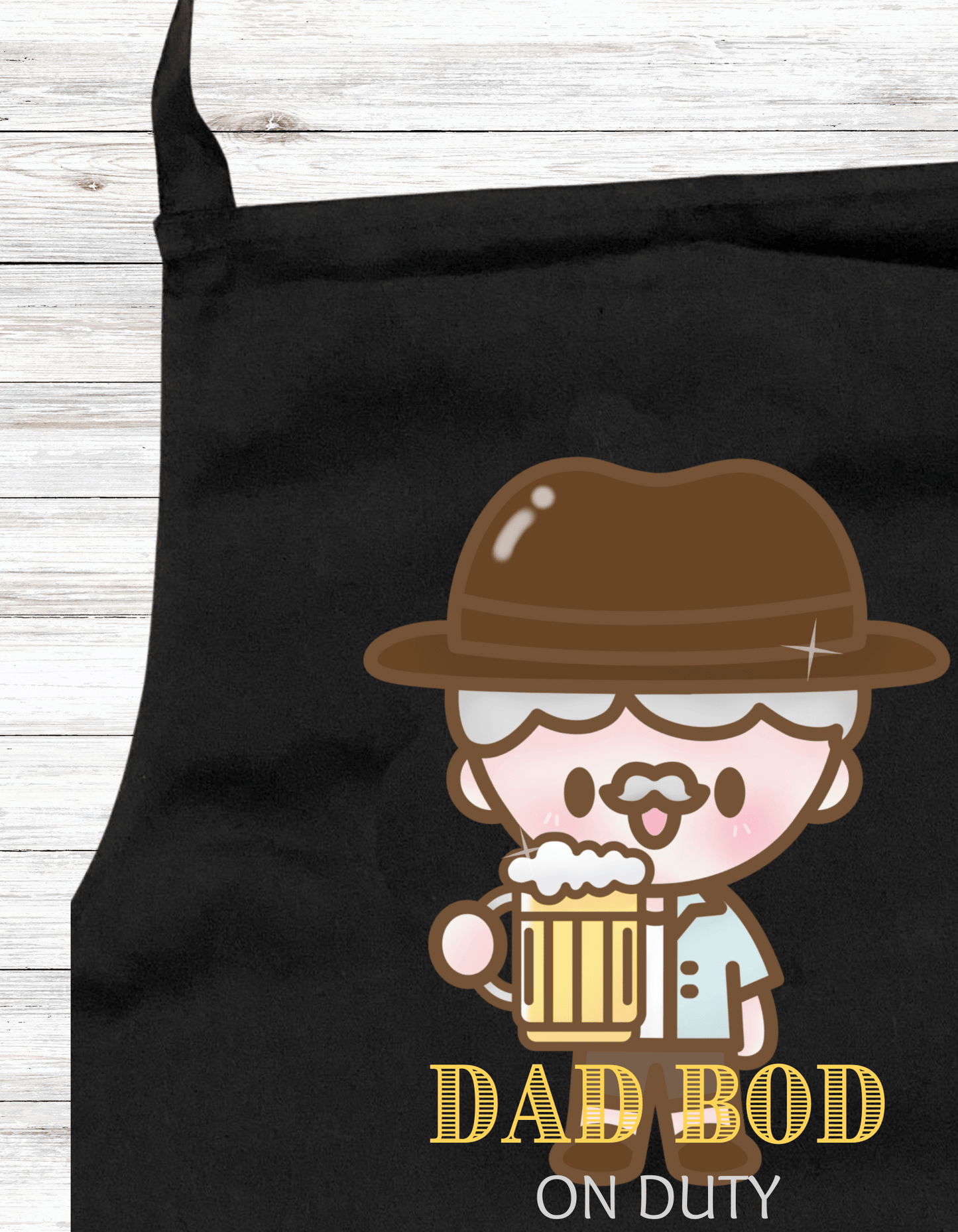 Apron for Dads - "Dad Bod on Duty"