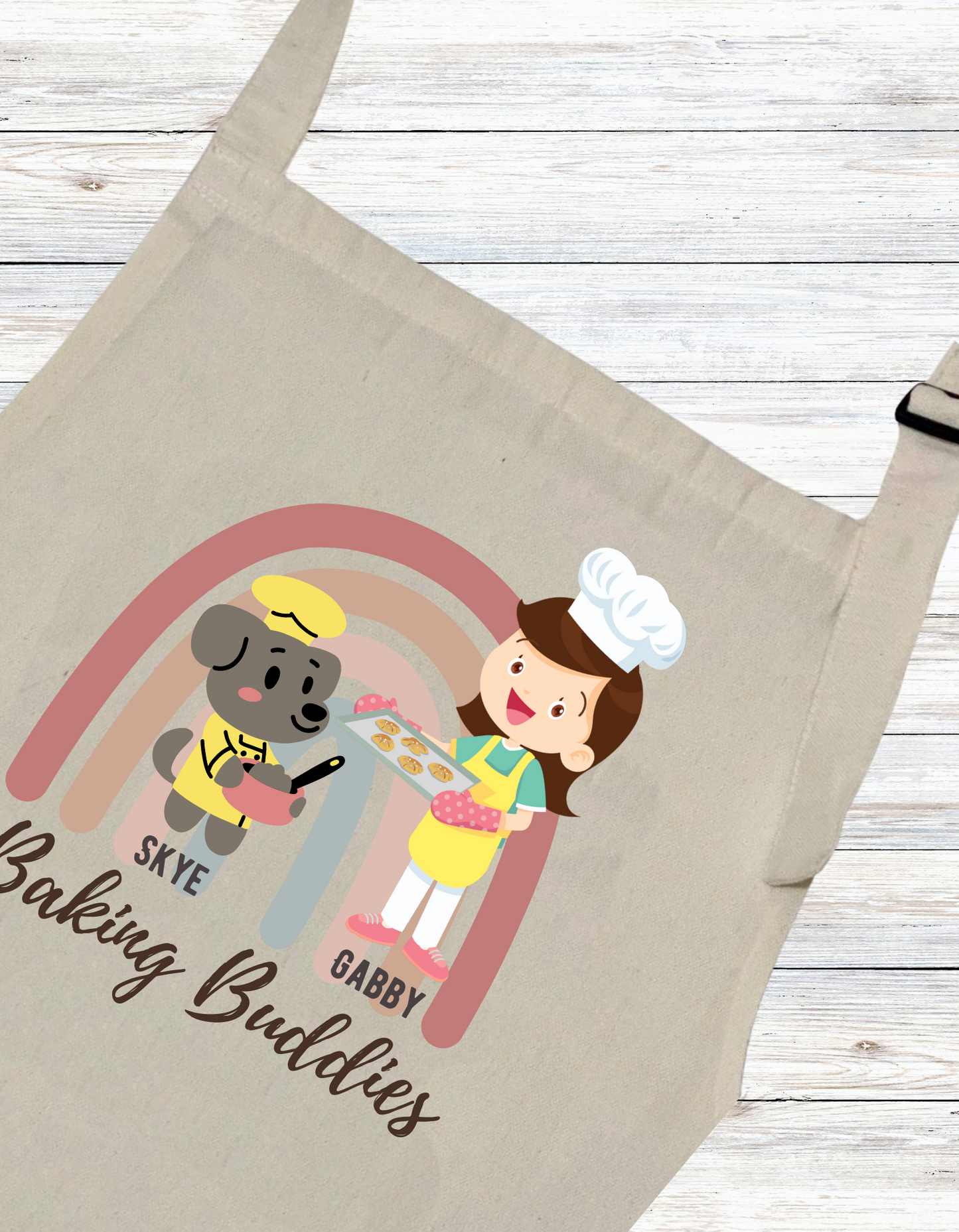 Personalized Apron for Kids - Girls