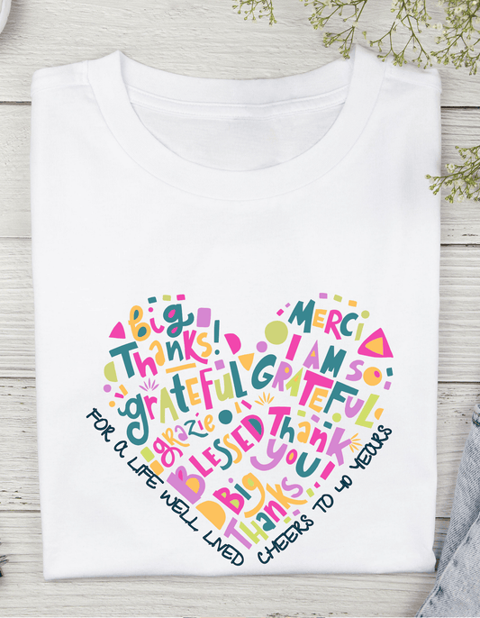 Personalized Birthday Commemorative T-Shirt