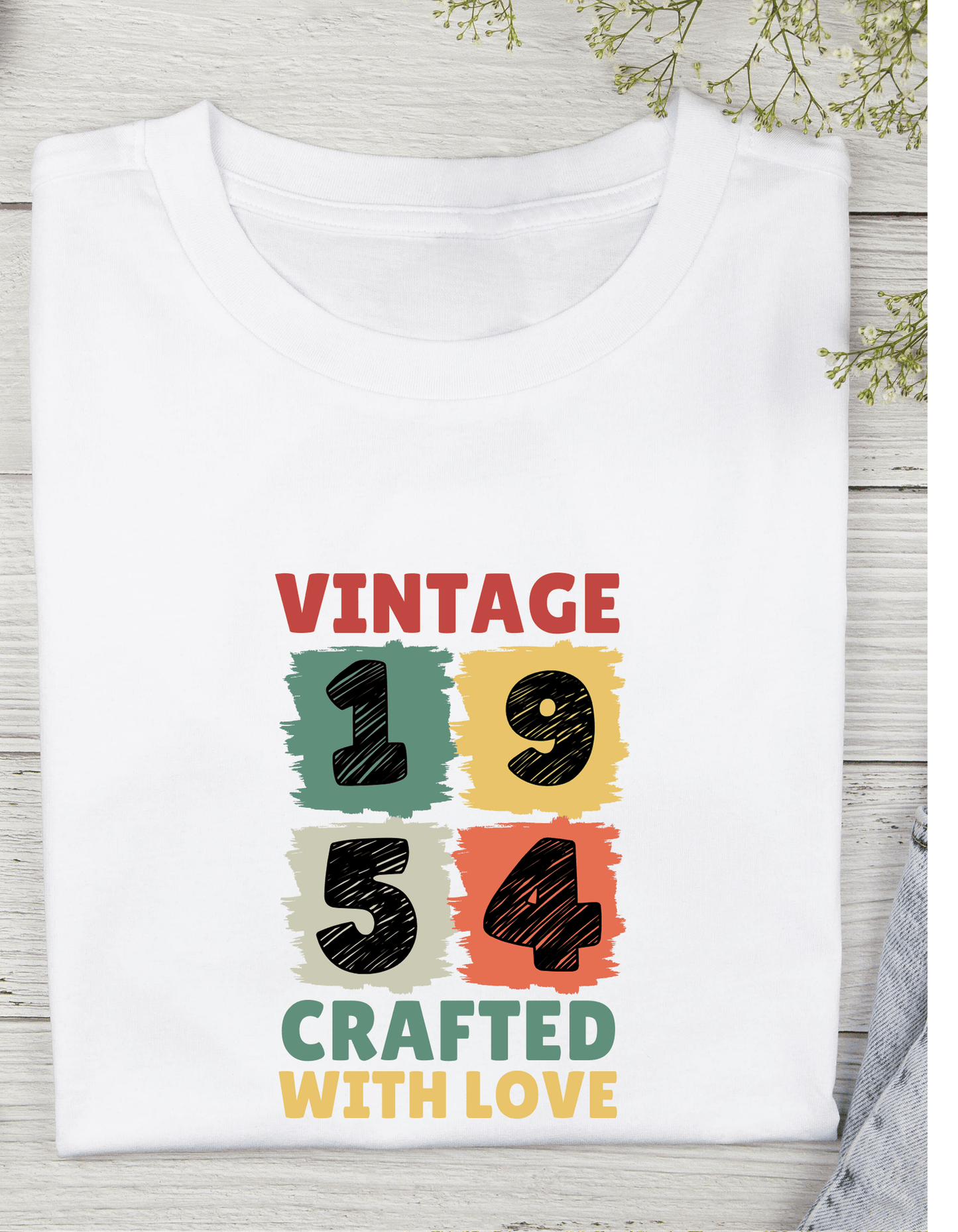 Personalized Birthday Commemorative T-Shirt for Men