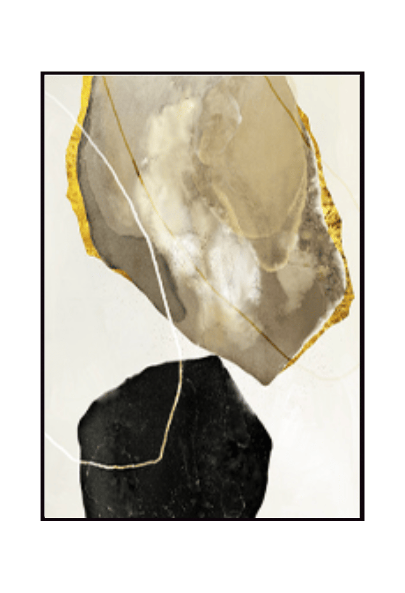 CP012 Stone/Gem-Like Design Canvas Prints Wall Decor