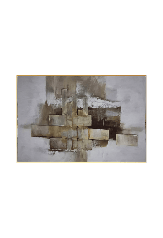 CP097 Neutral Abstract Canvas Print Wall Decor