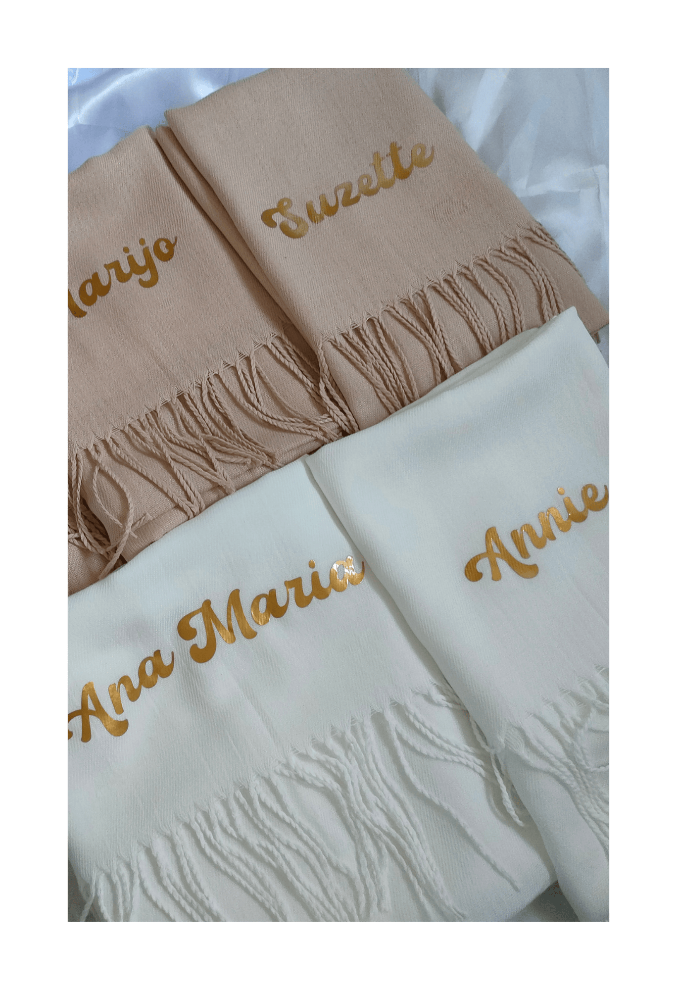 Personalized Cashmere Shawl