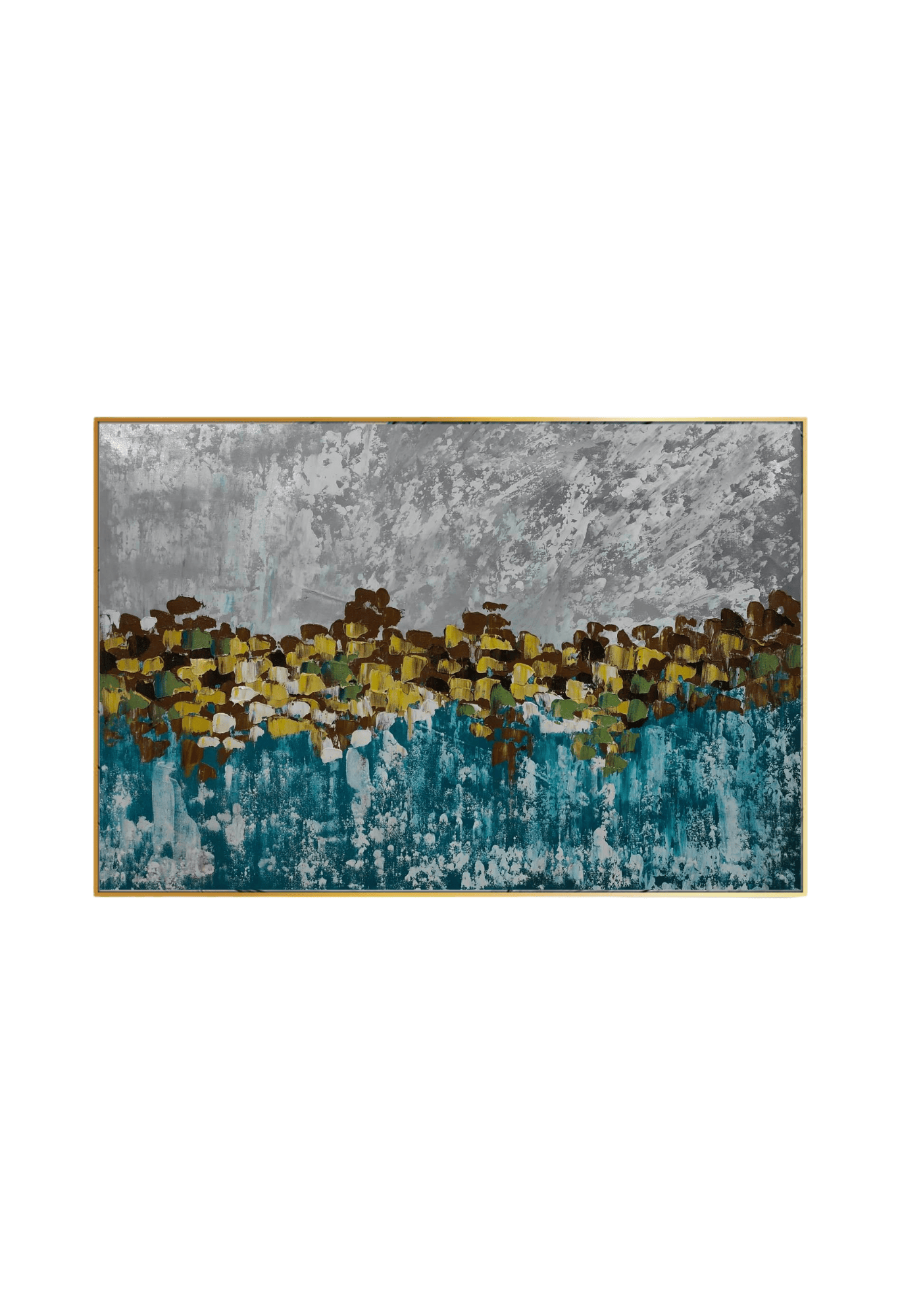 HP012 Abstract Multicolor Acrylic Hand-Painted Wall Decor