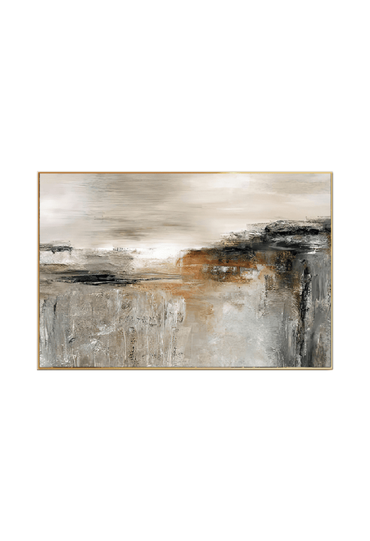 CP105 Black and Brown Abstract Canvas Print Wall Decor