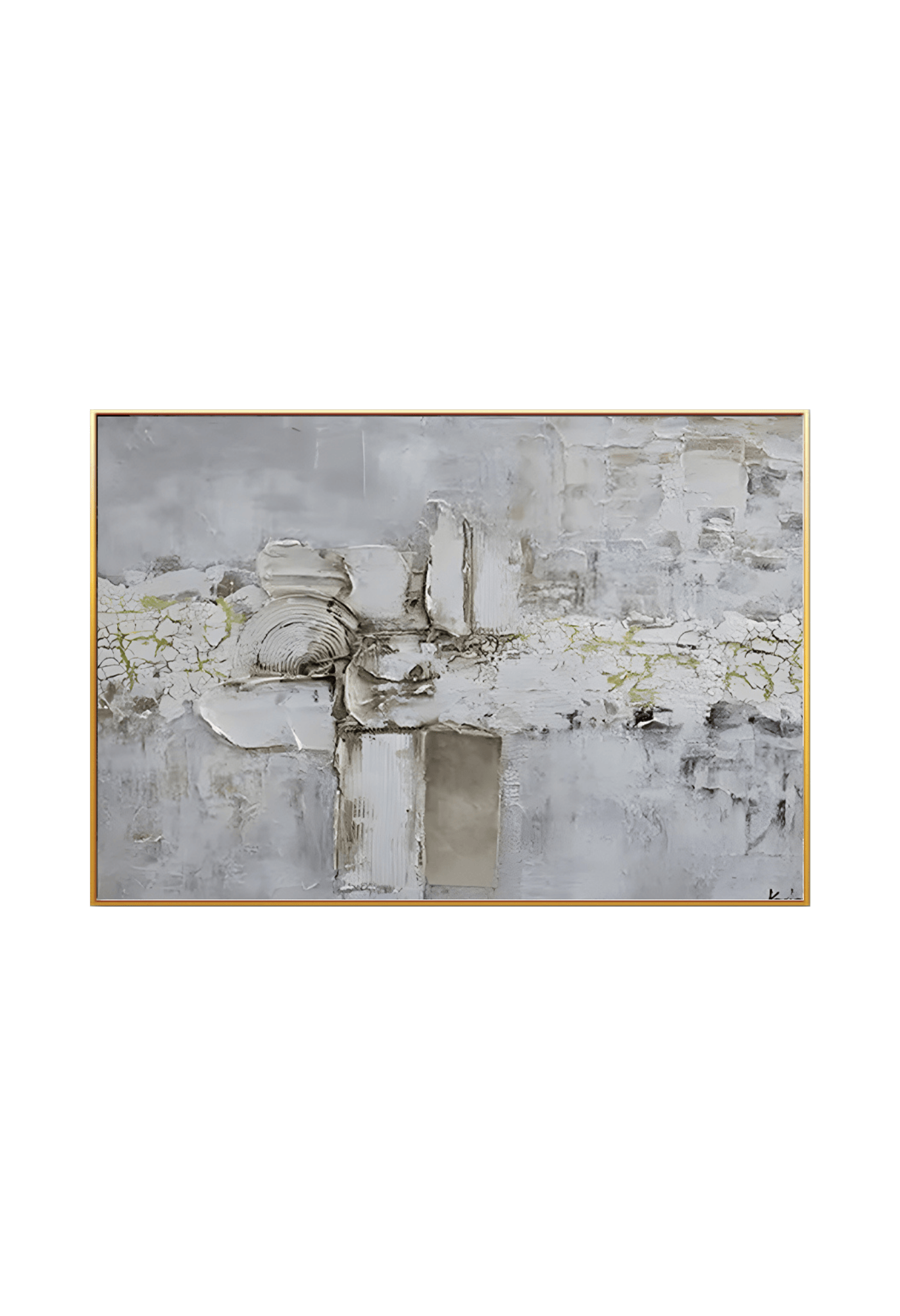 CP107 Neutral Abstract Canvas Print Wall Decor