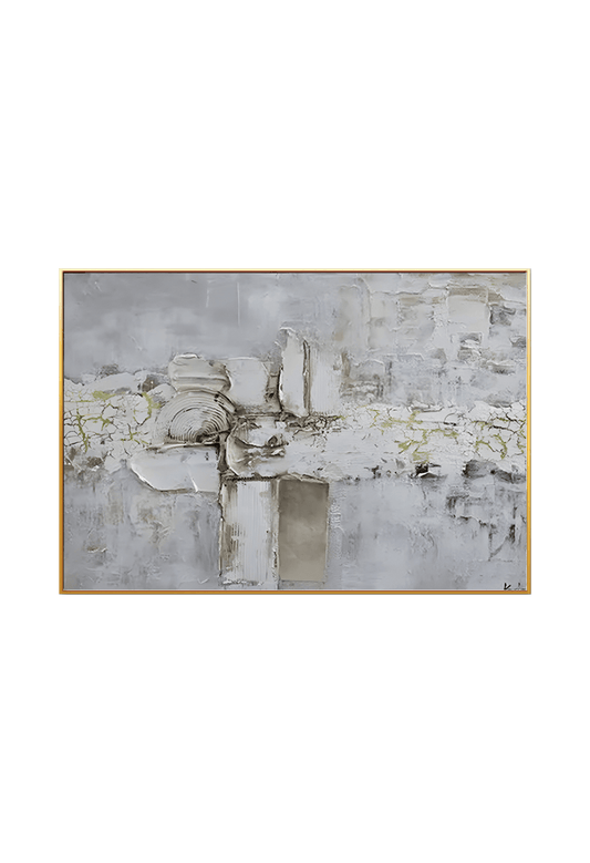 CP107 Neutral Abstract Canvas Print Wall Decor
