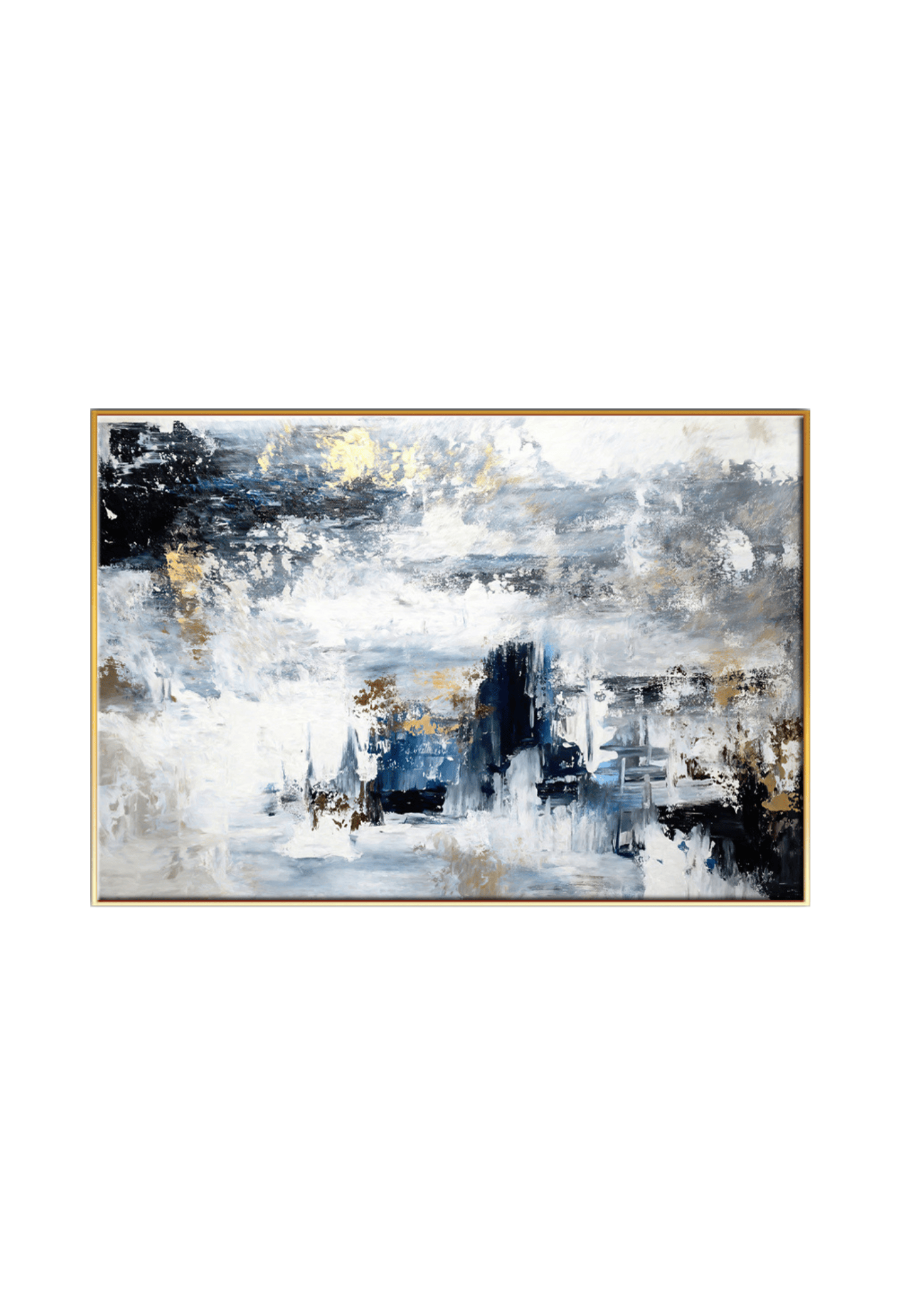 CP108 Monochromatic Abstract Canvas Print Wall Decor