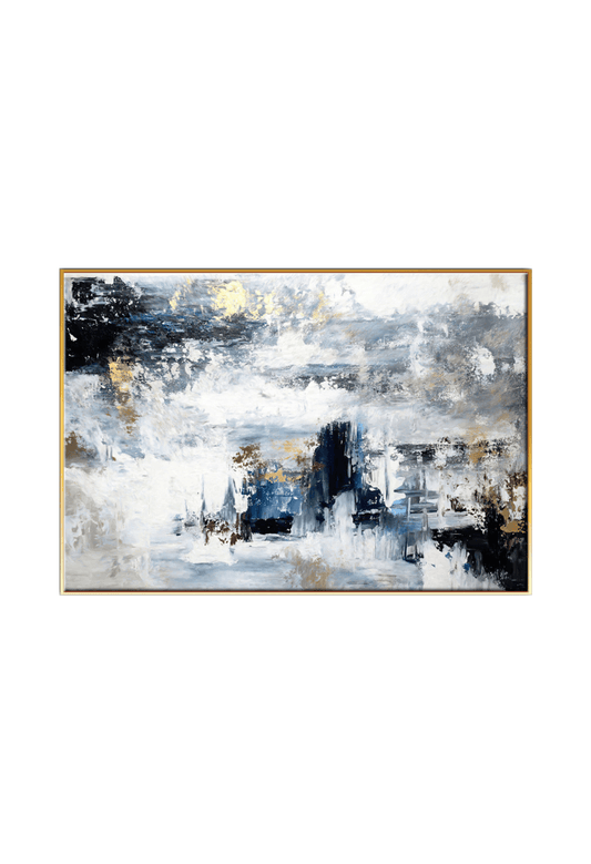 CP108 Monochromatic Abstract Canvas Print Wall Decor
