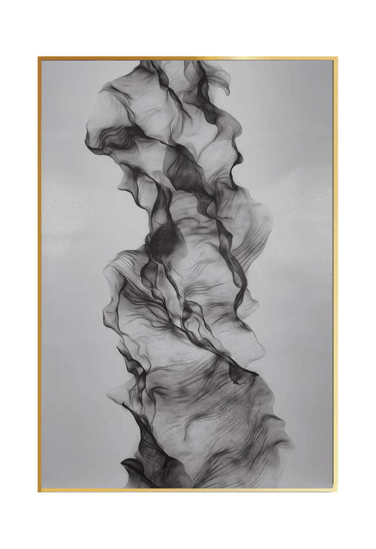 CP068 Black Abstract Design Canvas Print Wall Decor