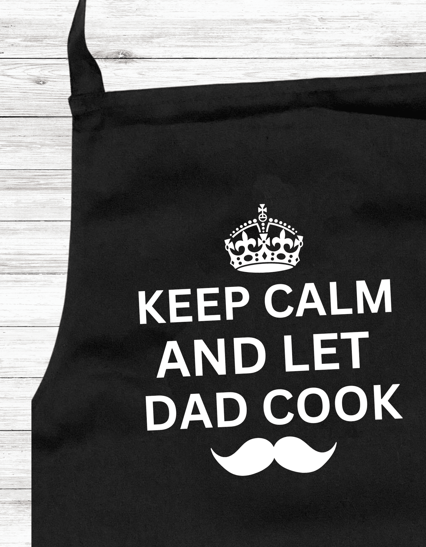 Apron for Dads - "Keep Calm and Let Dad Cook"