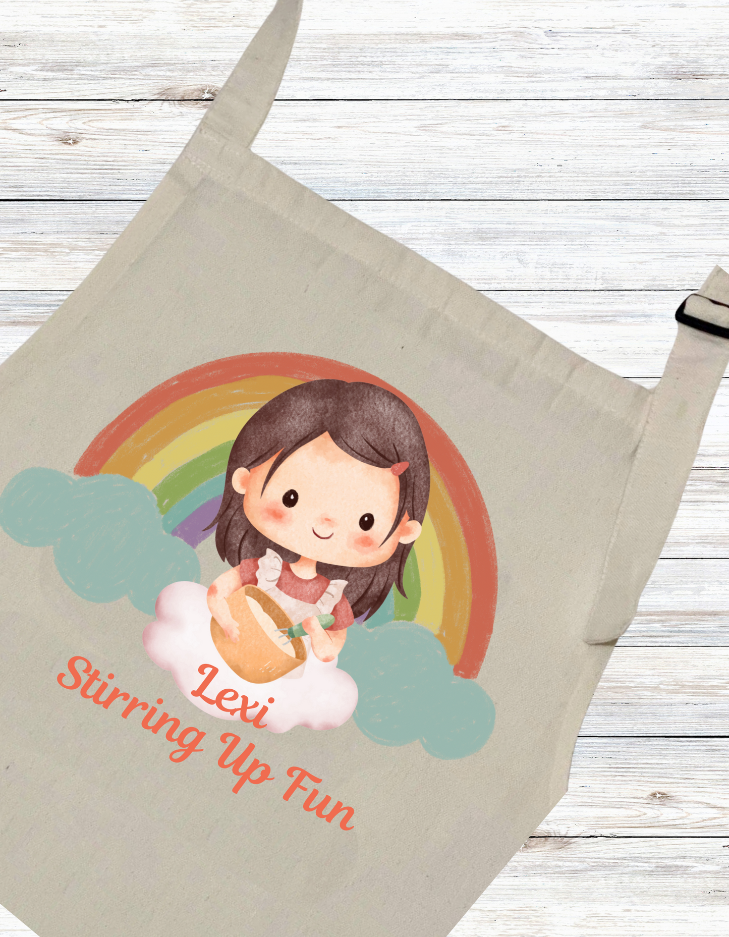 Personalized Apron for Kids - Girls