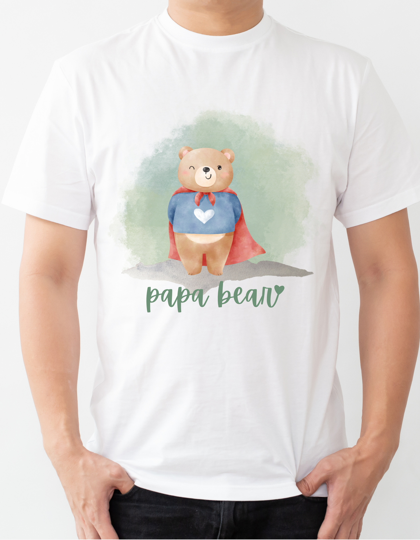 Family T-Shirt Set with Bear Designs