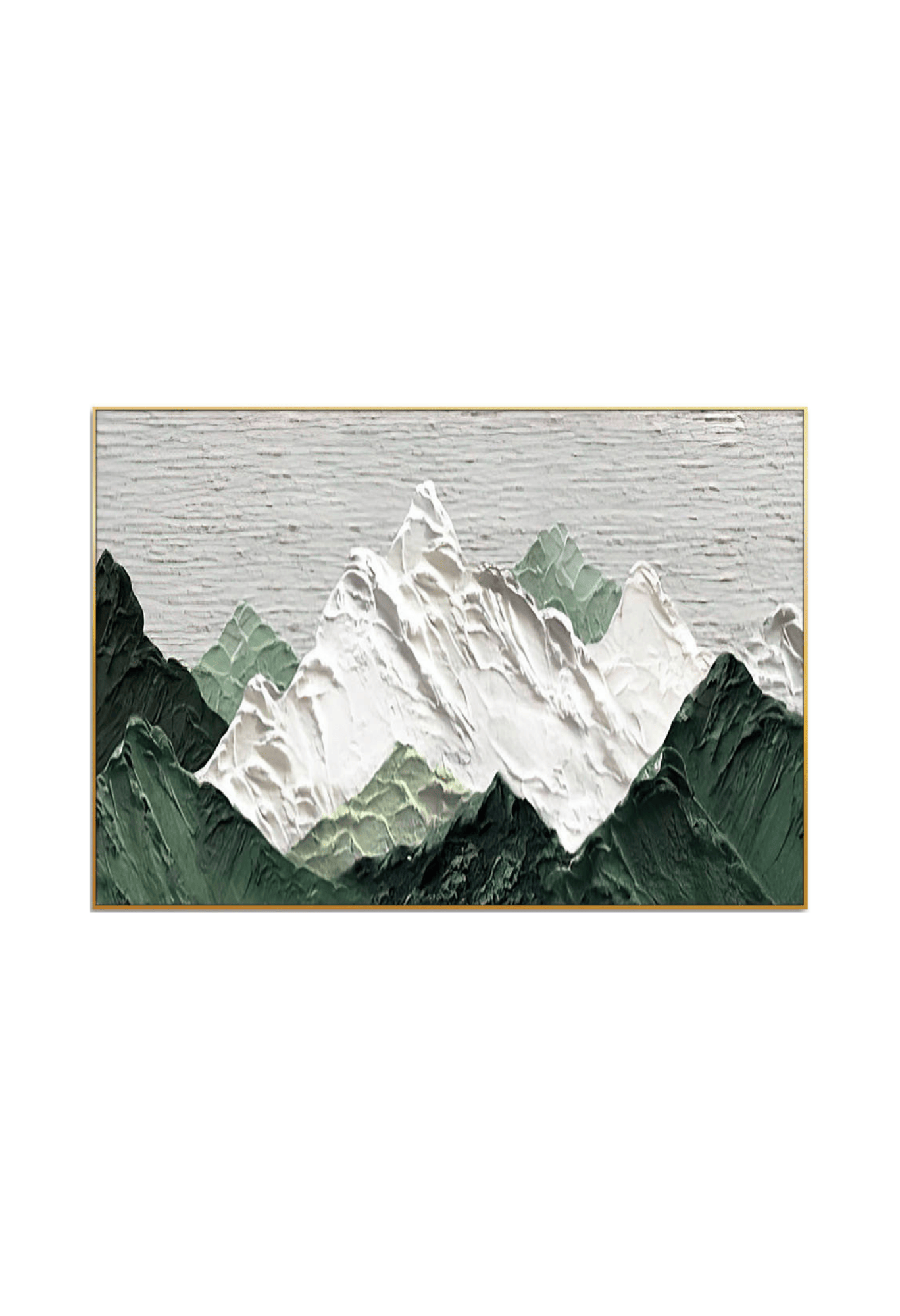 CP147 Green Abstract Canvas Print Wall Decor