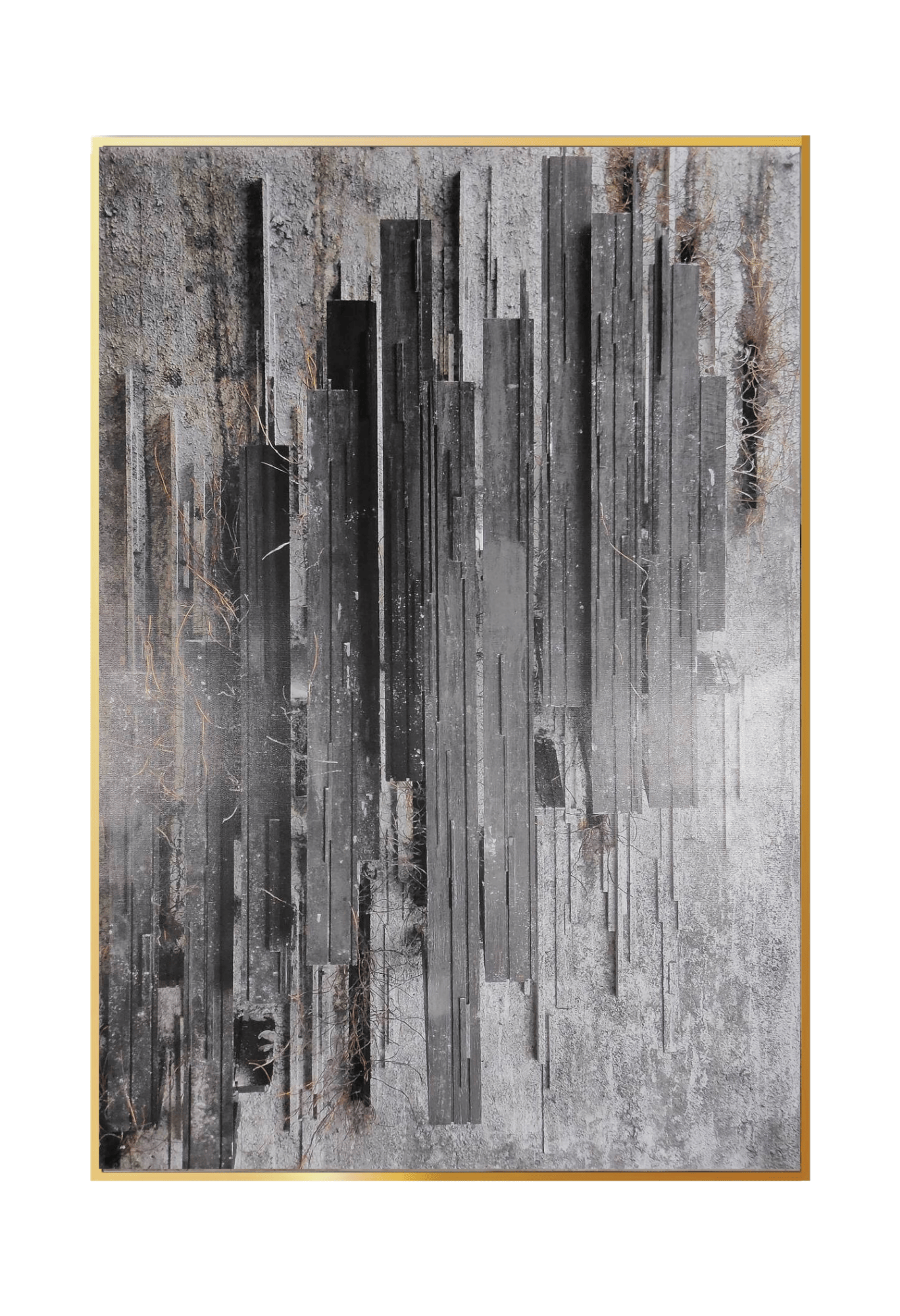 CP070 Gray Abstract Design Canvas Print Wall Decor)