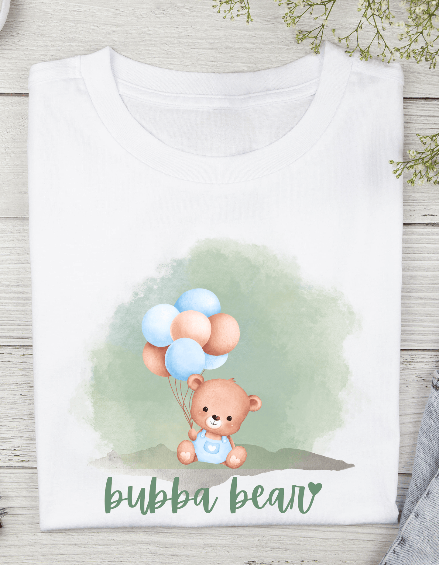 Family T-Shirt Set with Bear Designs