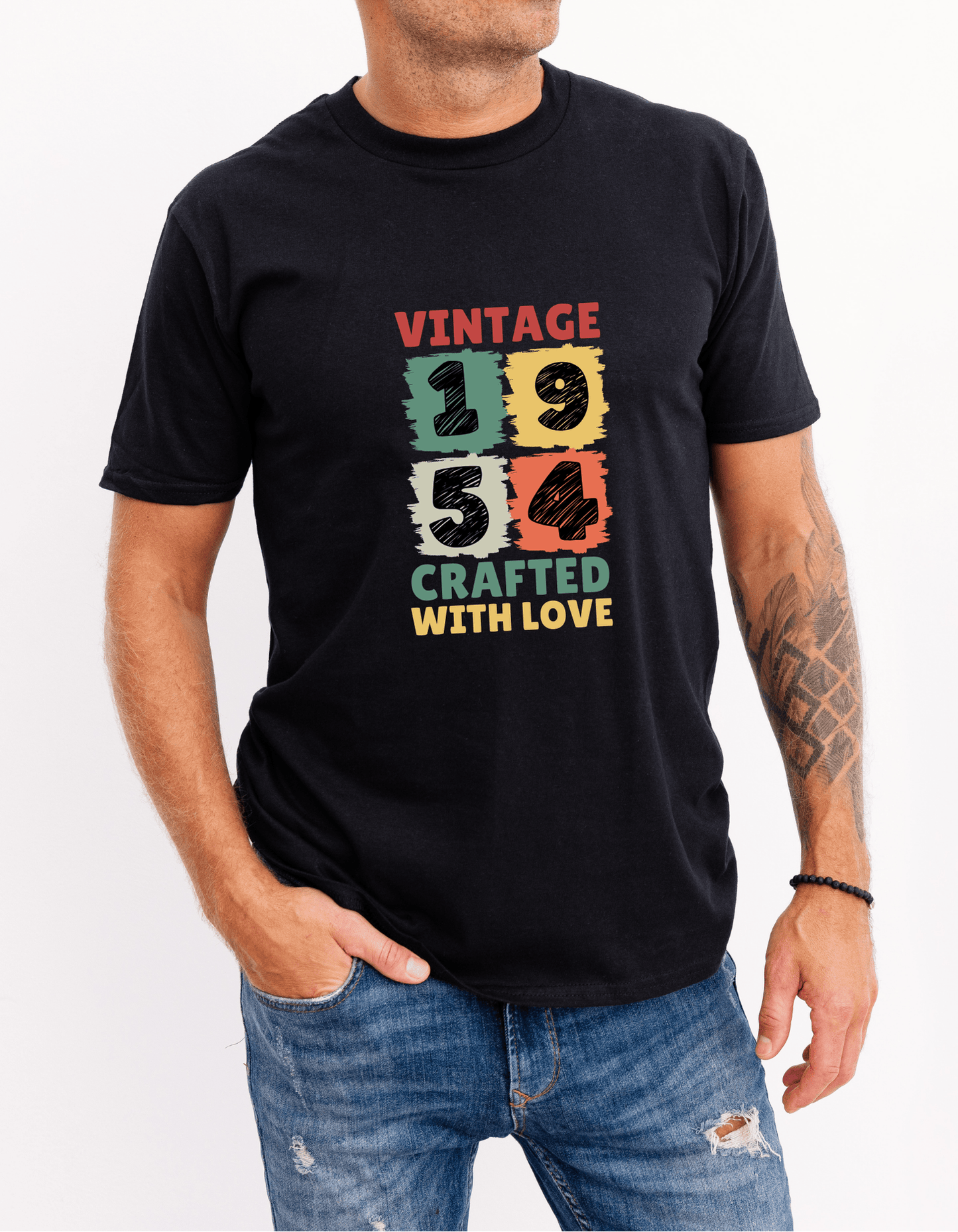 Personalized Birthday Commemorative T-Shirt for Men