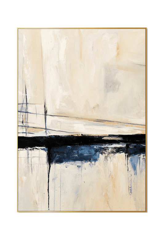 CP151 Blue Abstract Design Canvas Print Wall Decor