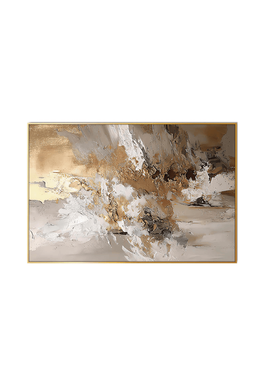 CP161 Neutral Abstract Canvas Print Wall Decor