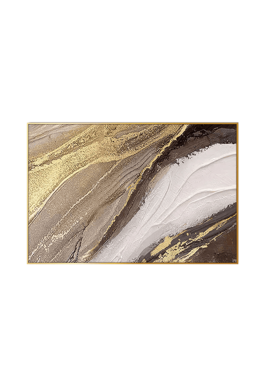 CP162 Neutral Abstract Canvas Print Wall Decor