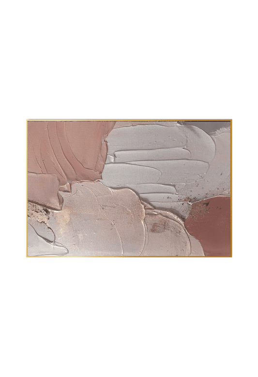 CP163 Neutral Abstract Canvas Print Wall Decor