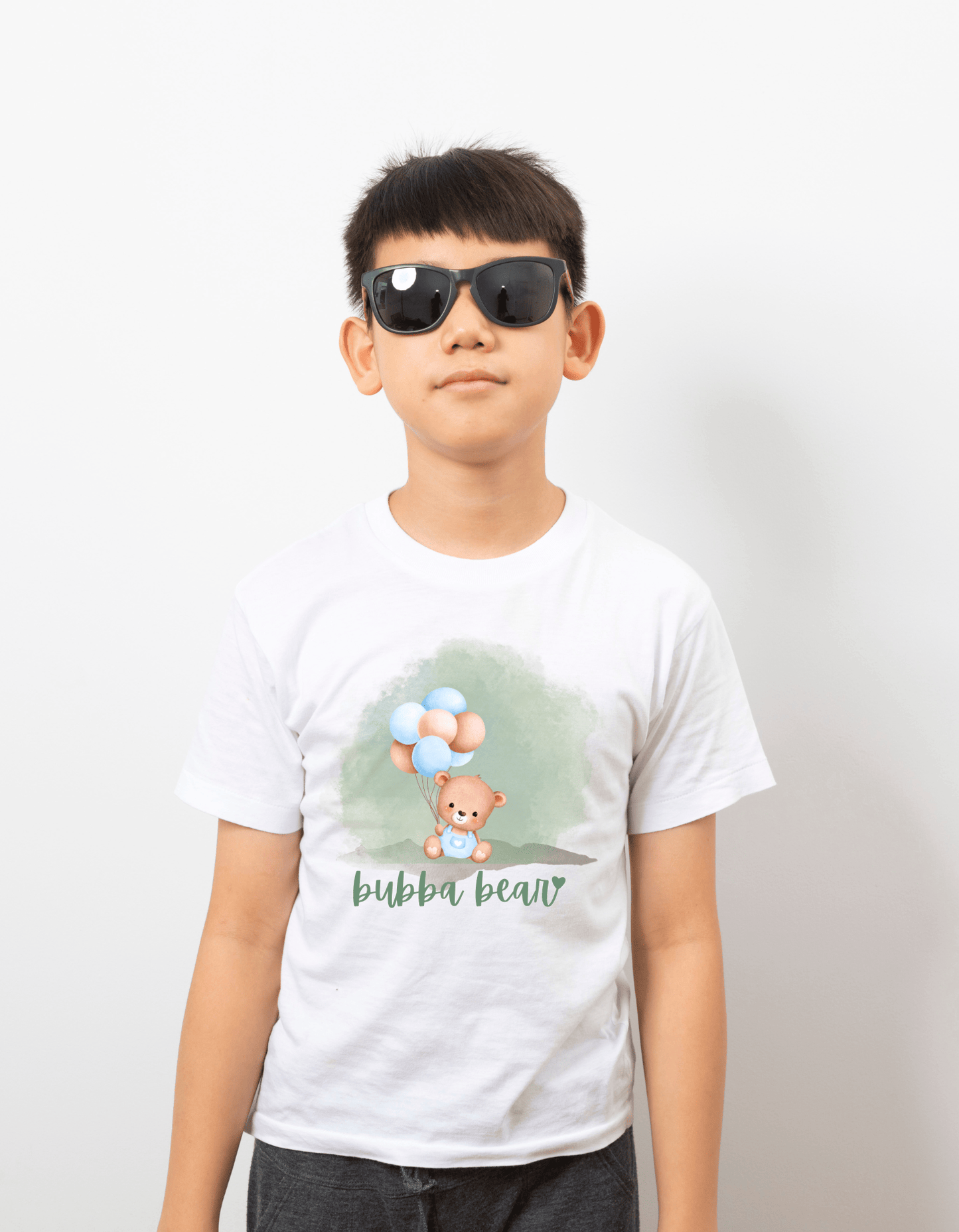 Family T-Shirt Set with Bear Designs