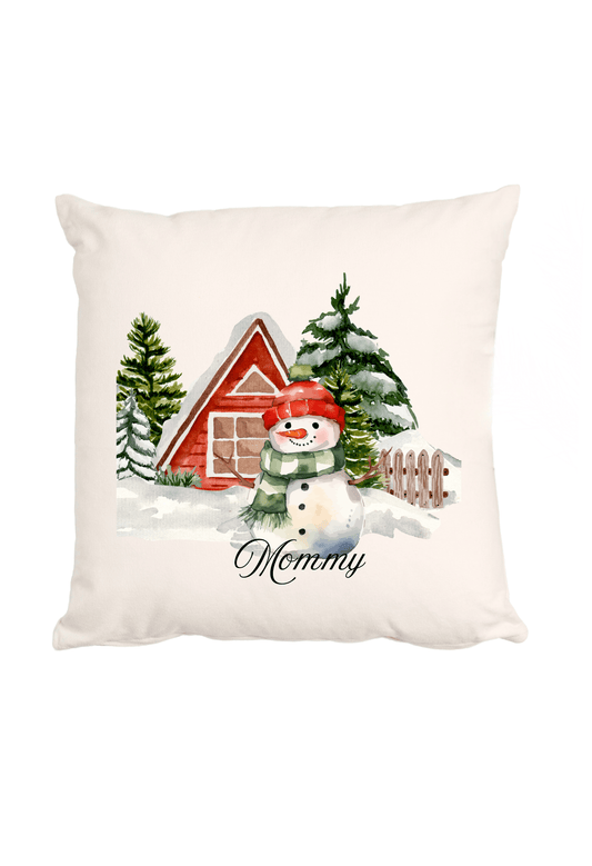 Personalized Christmas Cushion Covers for Each Family Member (Pillow Insert Not Included)