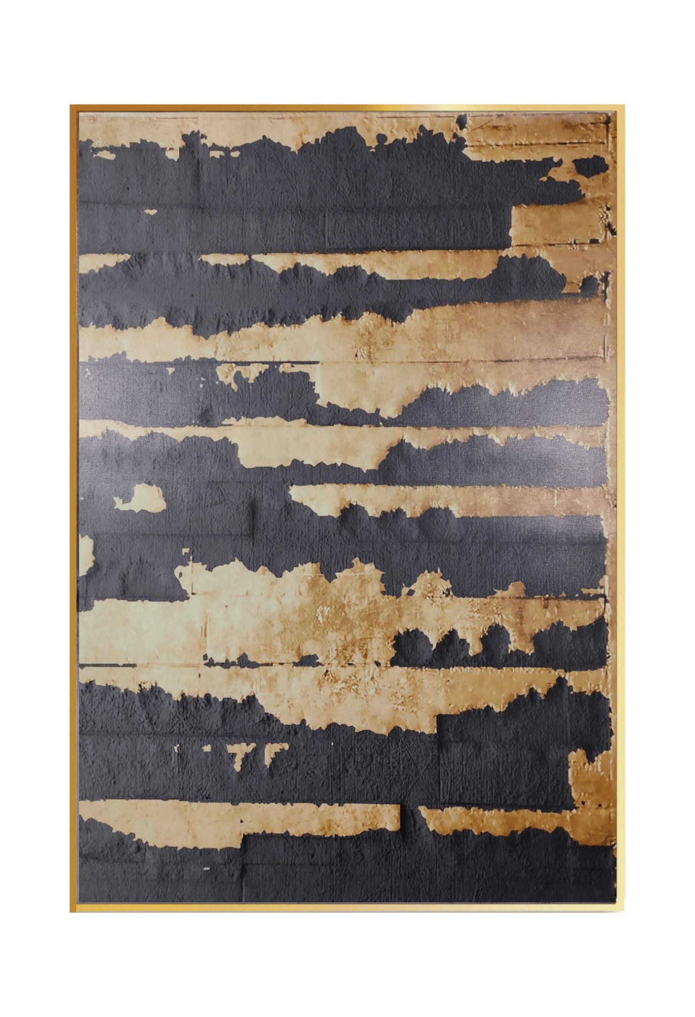 CP071 Black and Gold Abstract Design Canvas Print Wall Decor