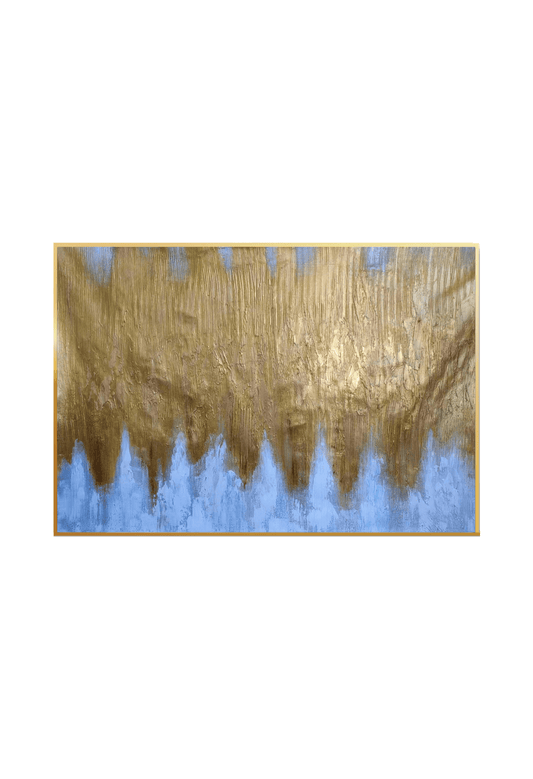 HP018 Minimalist Neutral Hand-Painted Wall Decor