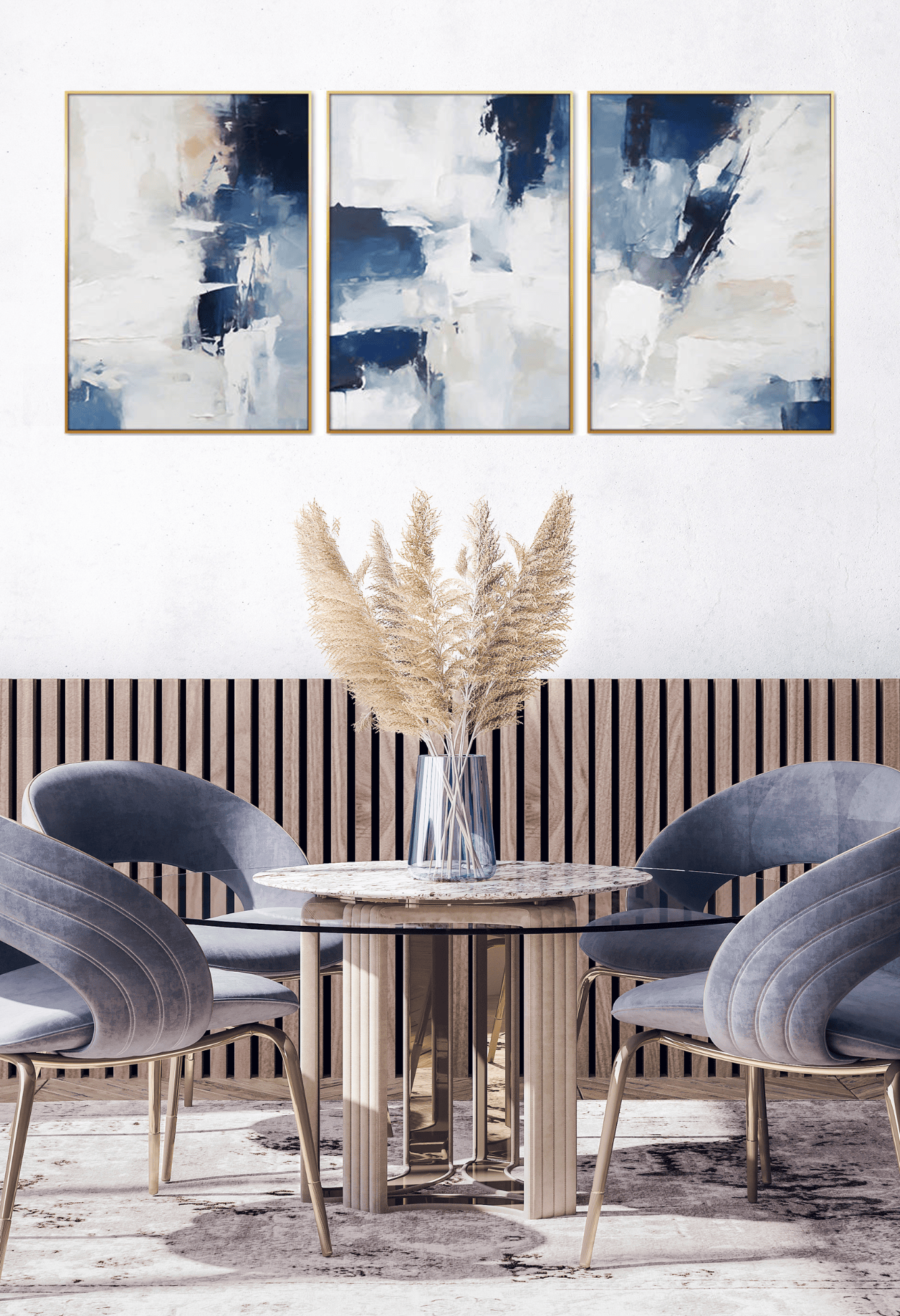 CP155 Modern Pattern Canvas Prints Wall Decor