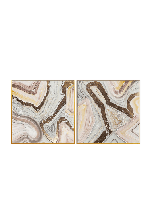 CP035036 Modern Neutral Multicolor Abstract Design Canvas Prints Wall Decor