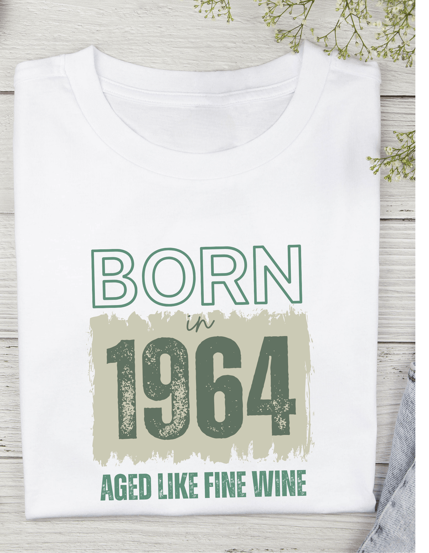 Personalized Birthday Commemorative T-Shirt for Men