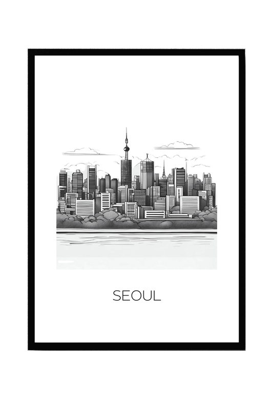 World City Skylines Wall Art