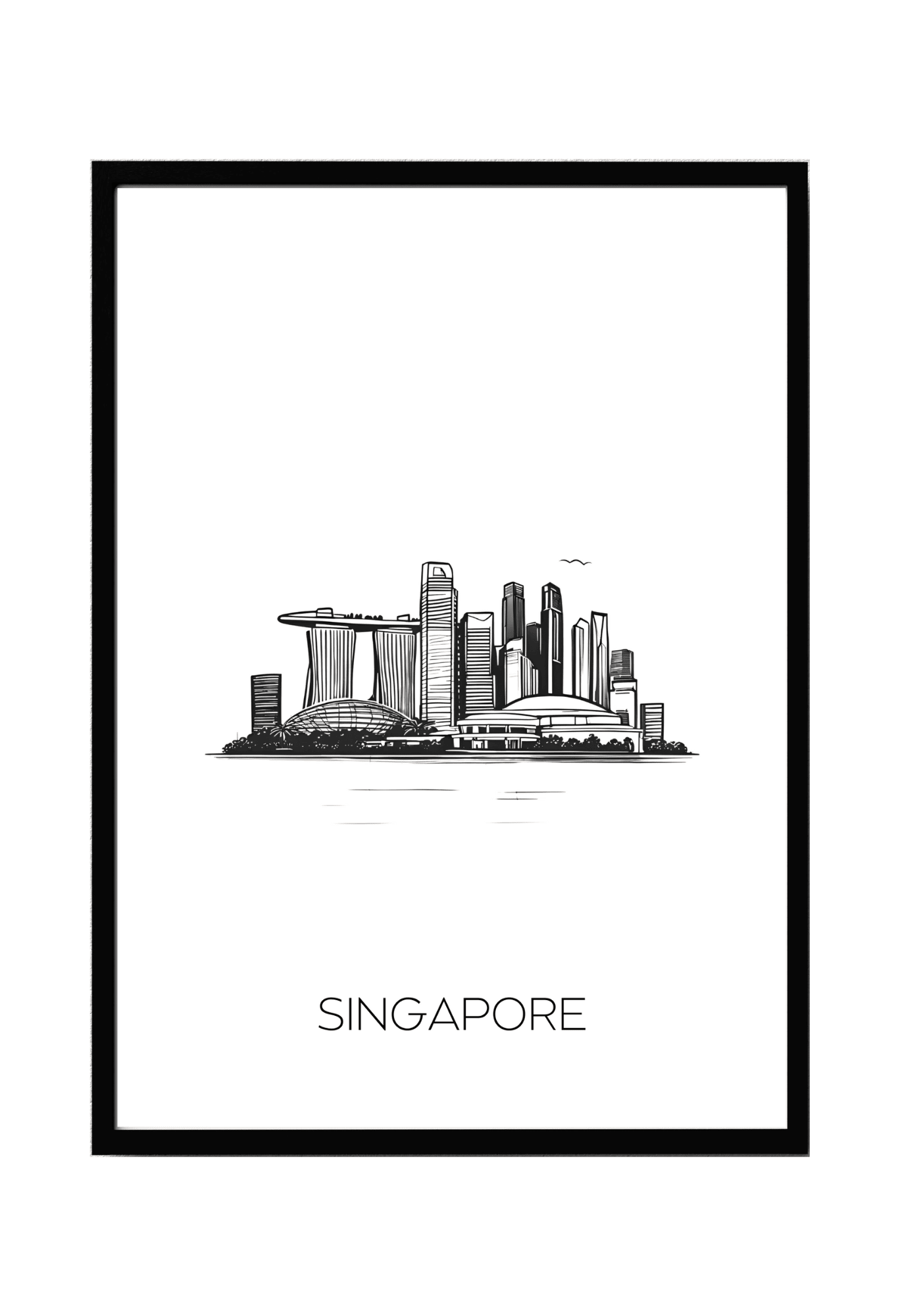 World City Skylines Wall Art