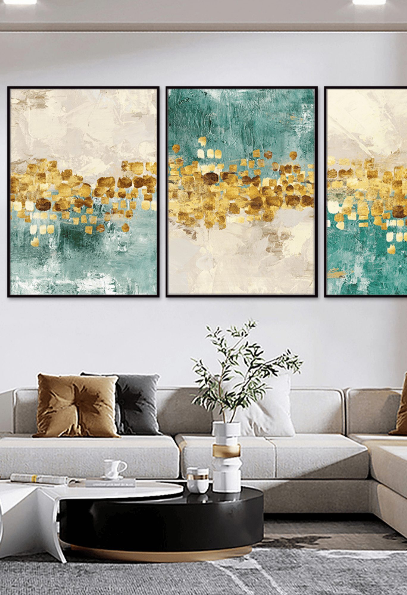 CP004 Modern Abstract Canvas Prints Wall Decor