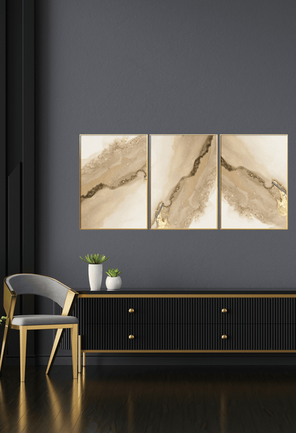 CP008 Marble-Pattern Canvas Prints Wall Decor